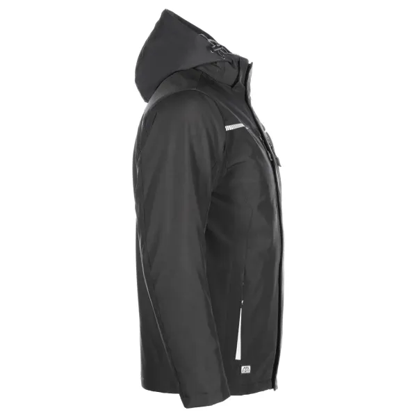 PRESTA fekete bélelt softshell munkavédelmi dzseki (3000 mm) - 5. kép