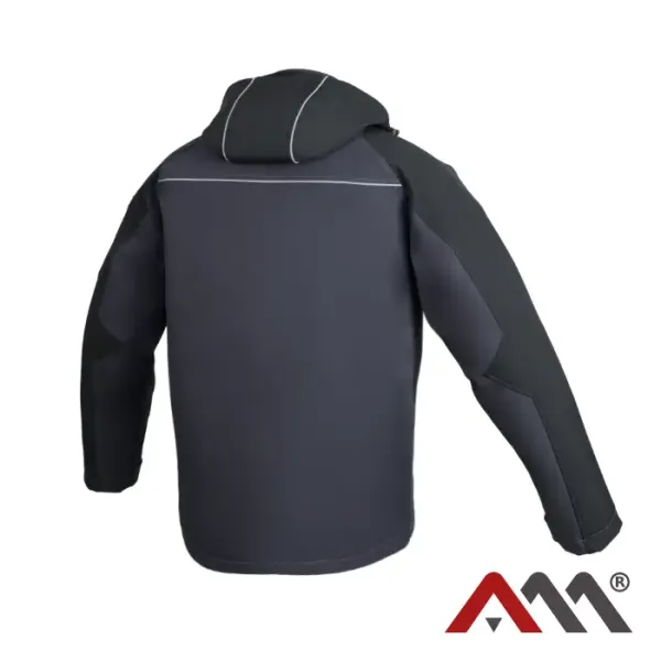 PROFESSIONAL +K szürke softshell munkavédelmi dzseki (3000 mm, 320 g/m²) - 2. kép