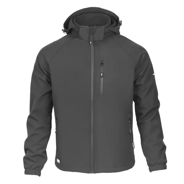 ZENDA fekete 4-way stretch softshell munkavédelmi dzseki (8000 mm) - 2. kép