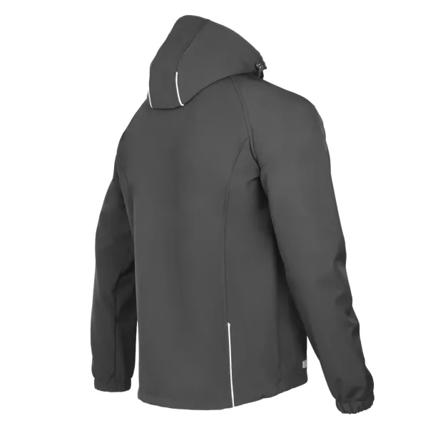 ZENDA fekete 4-way stretch softshell munkavédelmi dzseki (8000 mm) - 5. kép