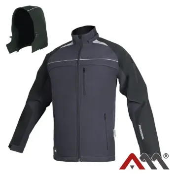 PROFESSIONAL +K szürke softshell munkavédelmi dzseki (3000 mm, 320 g/m²) - 1. kép