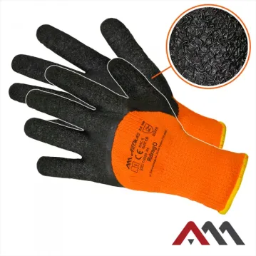 RDRAG ORANGE téli bélelt mártott védőkesztyű (Cat.2) / Narancs RDRAG ORANGE téli bélelt mártott védőkesztyű (Cat.2) / Narancs